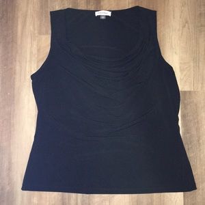 Black Sleeveless Blouse Calvin Klein Medium